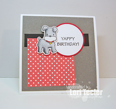 Yappy Birthday card-designed by Lori Tecler/Inking Aloud-stamps from Mama Elephant
