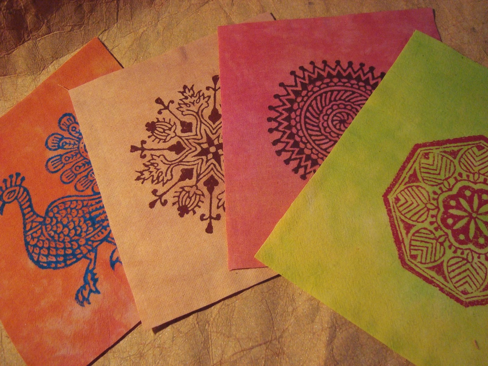 Textile Butterfly Printing and stitching.