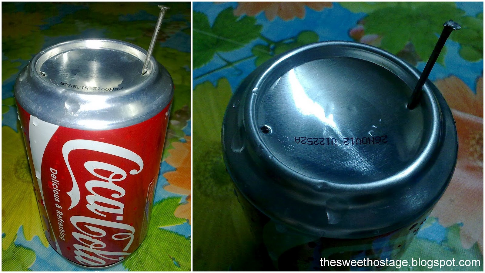 SWEET HOSTAGE Emptying COKE CANS