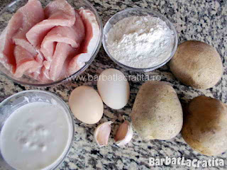 Snitele cu cartofi in crusta - ingredientele necesare retetei