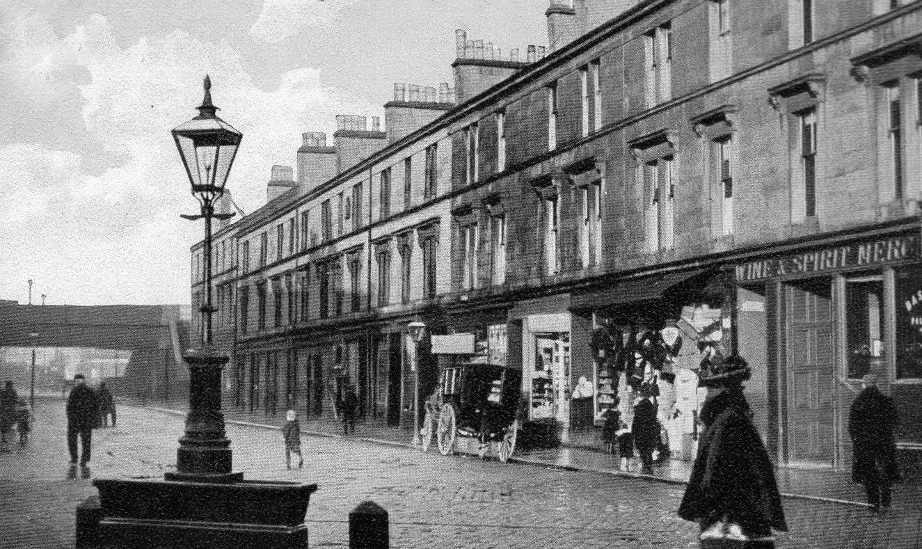 Tour Scotland Old Photograph Alexander Street Clydebank Scotland