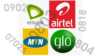 Nigeria-Mobile-Operators all network number prefix in Nigeria