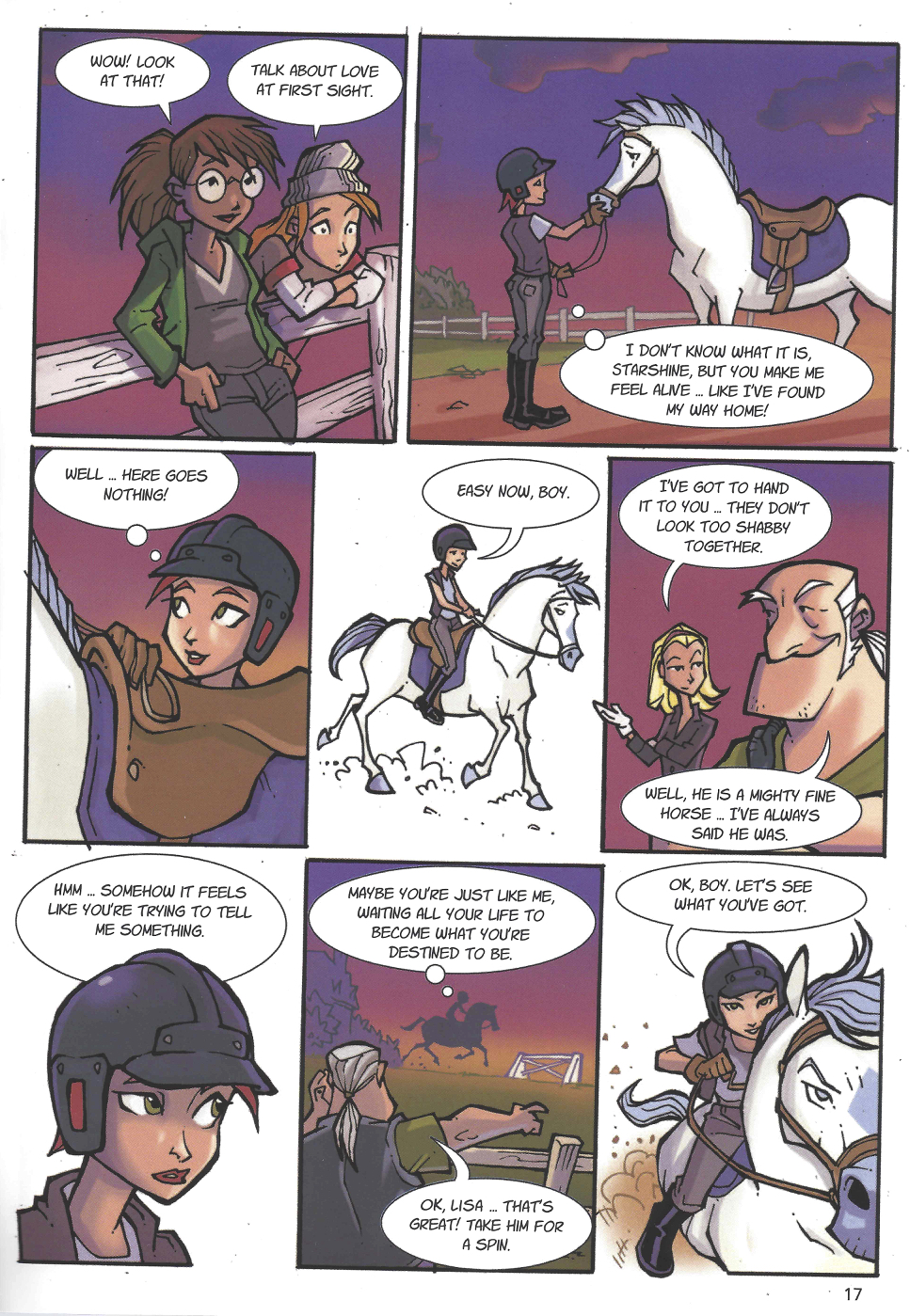 Star stable studies starshine legacy comics part 1 the arrival of the