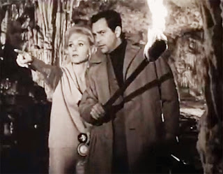 Karin Field and Adrian Hoven in Cave of the Living Dead (1964)