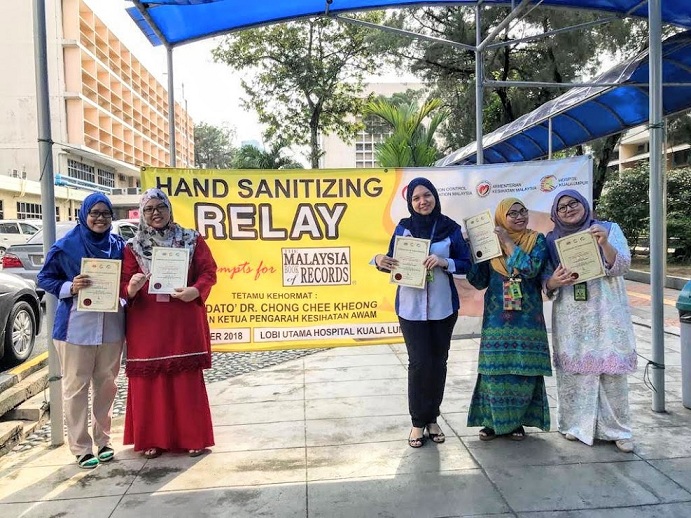 HKL jom cuci tangan | Hand Sanitizing Relay