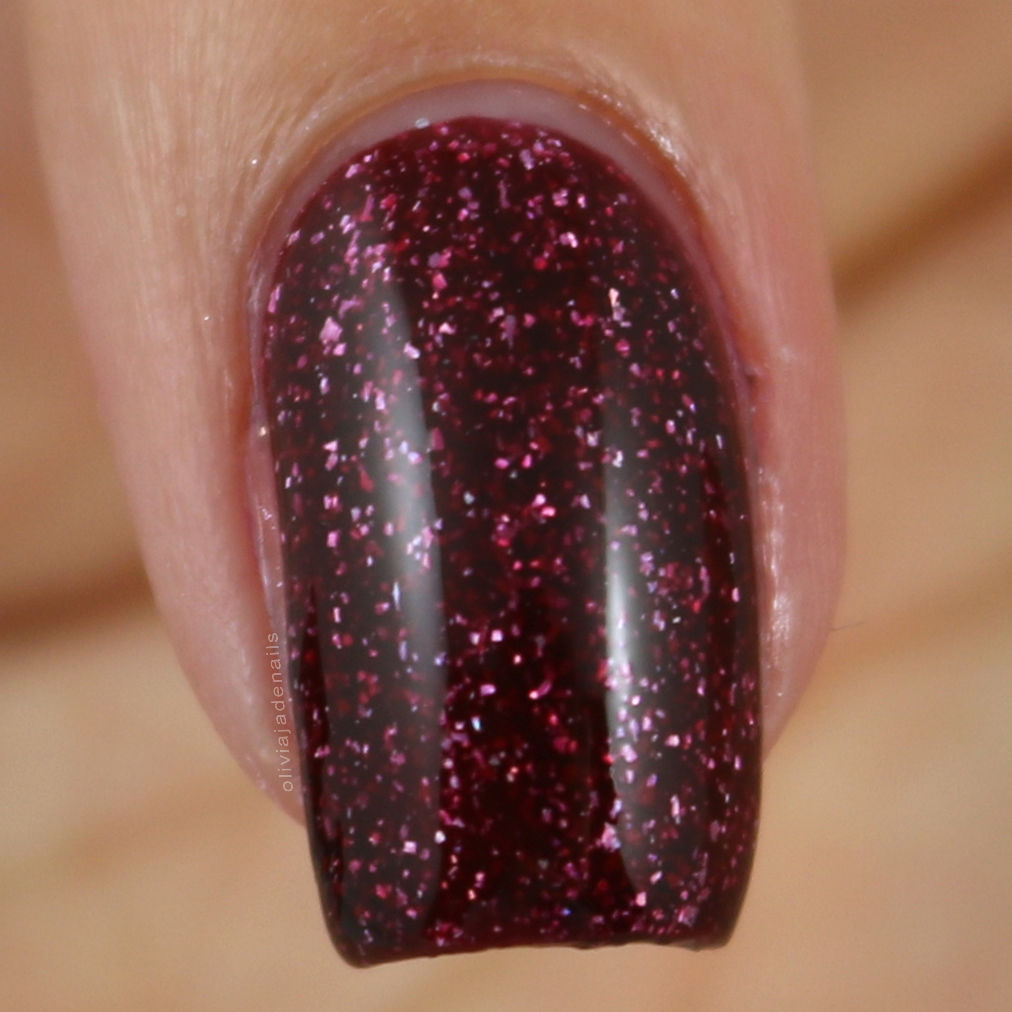 Grace-full Nail Polish Vampire Soup swatched by Olivia Jade Nails