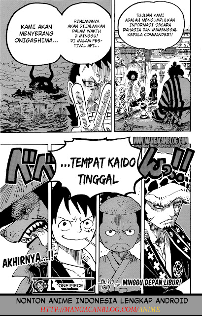 One Piece Chapter 920 Bahasa Indonesia