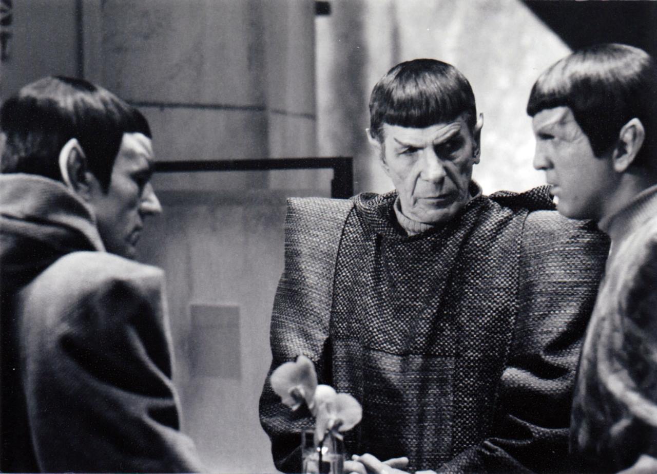 With Leonard Nimoy/ Mr. Spock....he will be missed!!