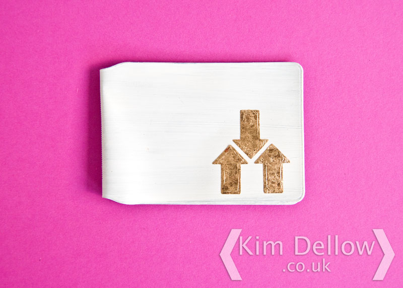 Gold Gilded Ticket wallet Gold Gilded Ticket wallet