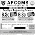 Army Public College (APCOMS) Faculty of Engineering Admissions Fall 2018