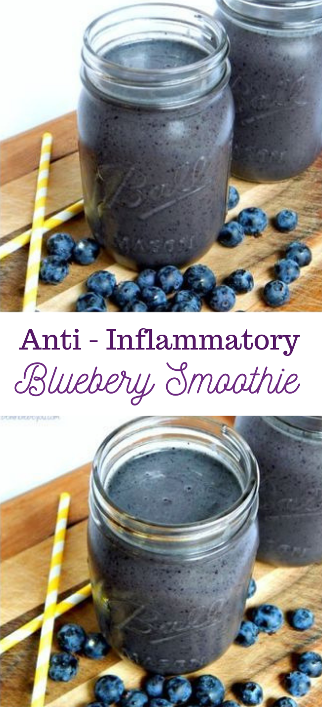 ANTIINFLAMMATORY BLUEBERRY SMOOTHIE drink smoothie