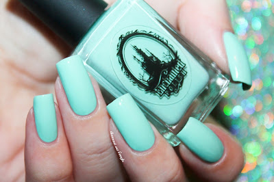 Swatch of the nail polish "Sweet Mint" from Enchanted Polish