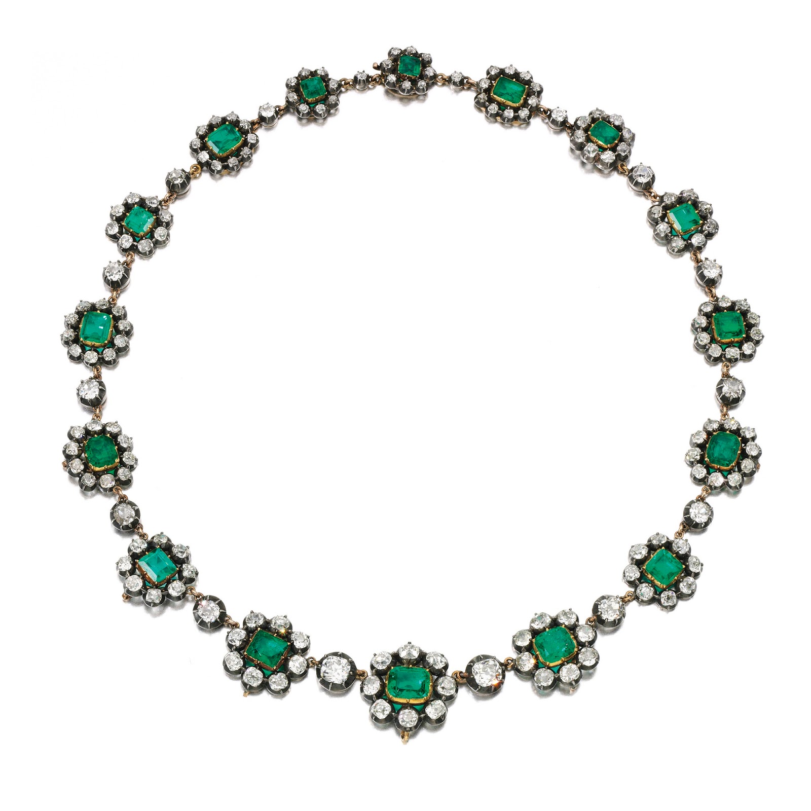 Marie Poutine's Jewels & Royals: Elegant Green Necklaces III