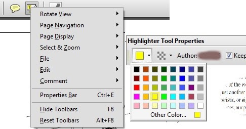 Change Highlighter color in Adobe PDF reader | Steps to change