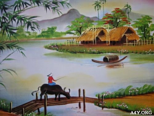 Hình ảnh đẹp về con đò và bến sông xưa Hình ảnh đẹp về con đò và bến sông xưa