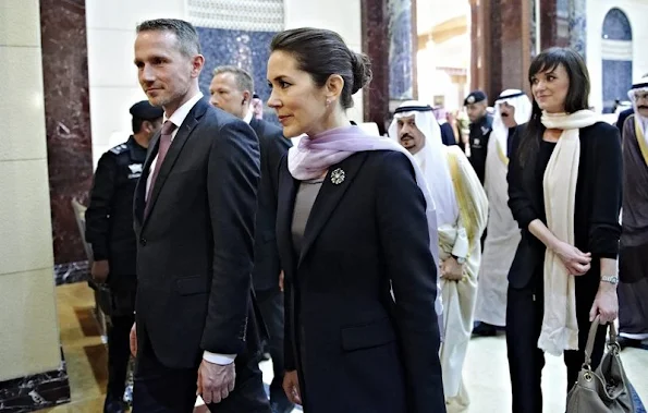 Crown Prince Frederik and Crown Princess Mary of Denmark start a 5 day business trip to Saudi Arabia and Qatar.