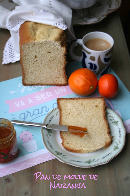 Pan De Molde De Naranja (panificadora)
