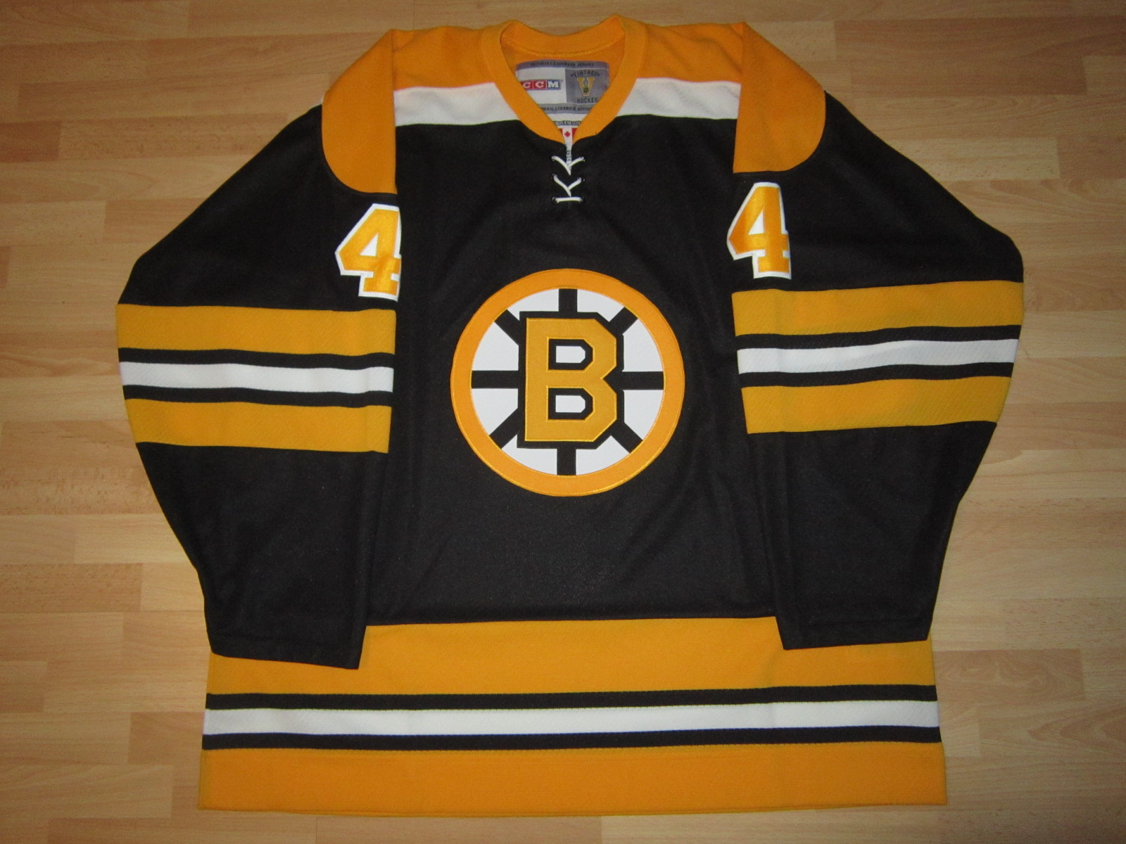 boston bruins first jersey