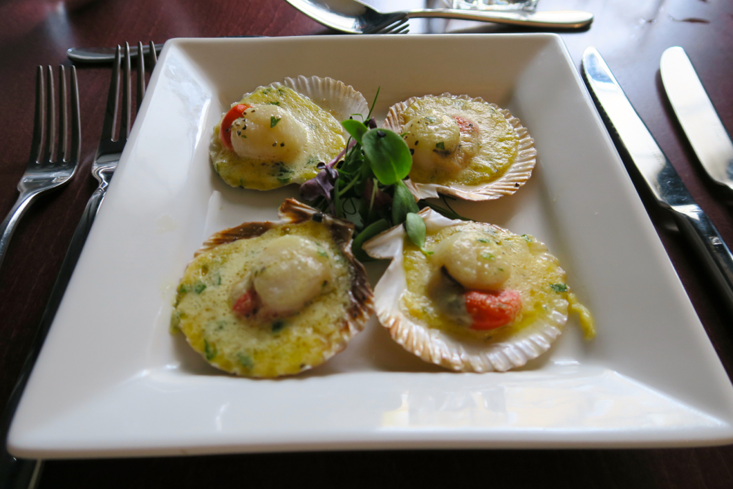 Number 11 Edinburgh Starter Scallops