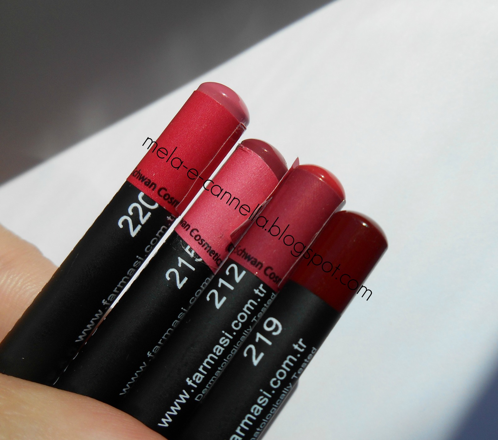 melaecannella Farmasi lip pencil 215