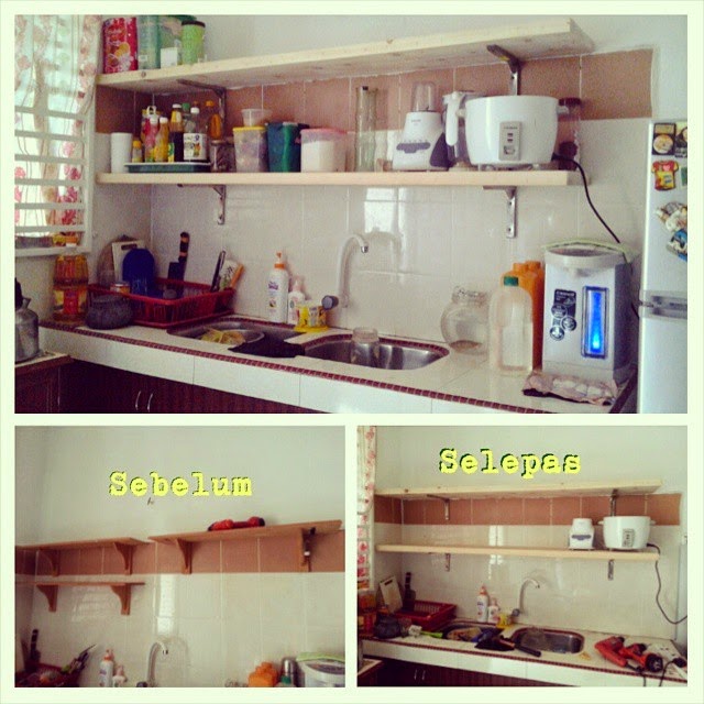 Mustaqqim Sharif Kerja Kayu Projek Pallet Rak Dapur Kerja Kayu Projek Pallet Rak Dapur