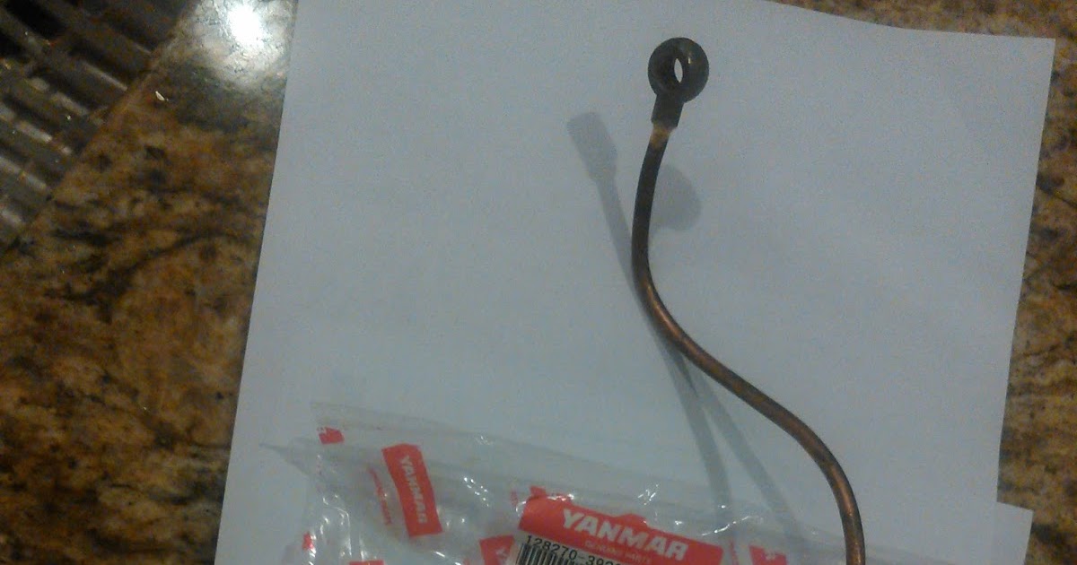 Care and feeding of Nordic Star Part II Yanmar 2GM Oil pipe replacement