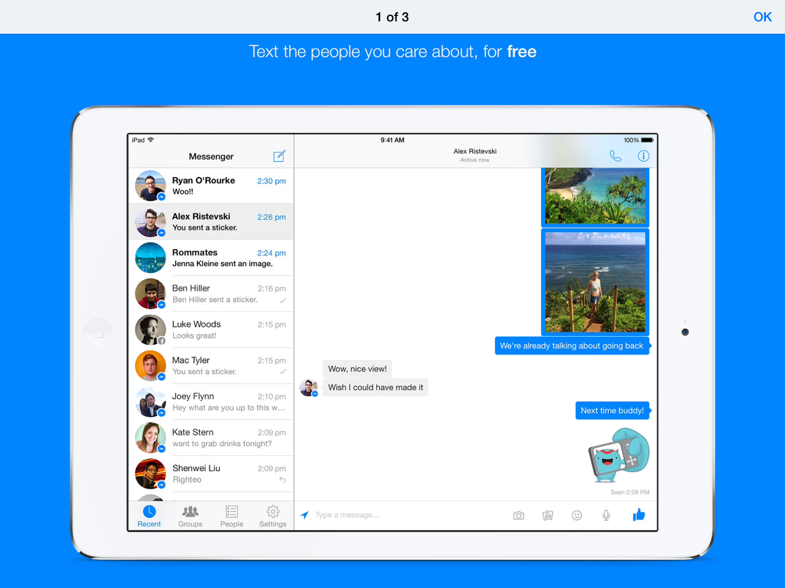 Facebook Messenger for iPad is Finally Released. All About Apple Blog