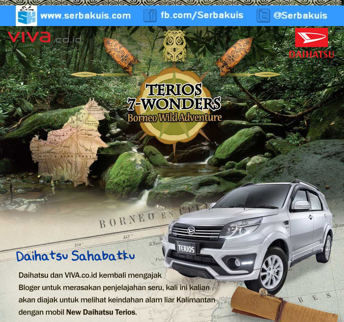 Kontes Blog Terios 7-Wonders 2015 Berhadiah Macbook Pro
