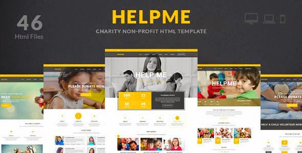 HelpMe - Non-profit Charity HTML Template Best Responsive Charity HTML Template