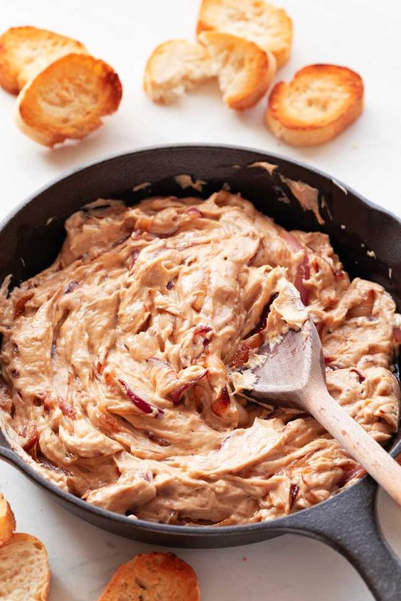 Vegan Caramelized Onion Dip Healthy Snacks Dairy Free