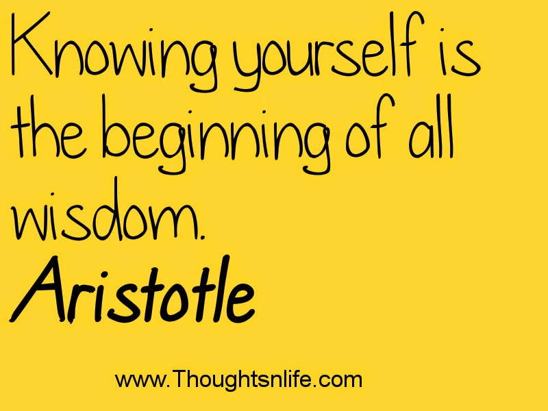 Inspirational And Motivational Quotes : Knowing yourself is the