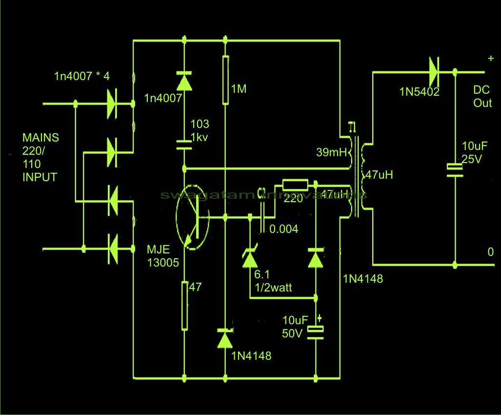 Smps Circuit Diagram Using Mosfet - Circuit Diagram Images