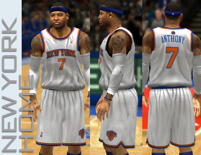 NBA 2K13 New York Knicks Jersey Mod v4 