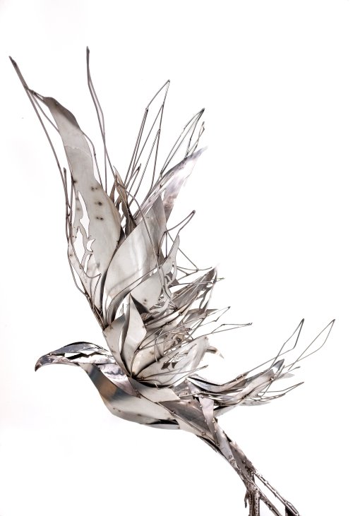 As esculturas de animais metálicos de Georgie Seccull Georgie Seccull arte esculturas metálicas de animais sucata