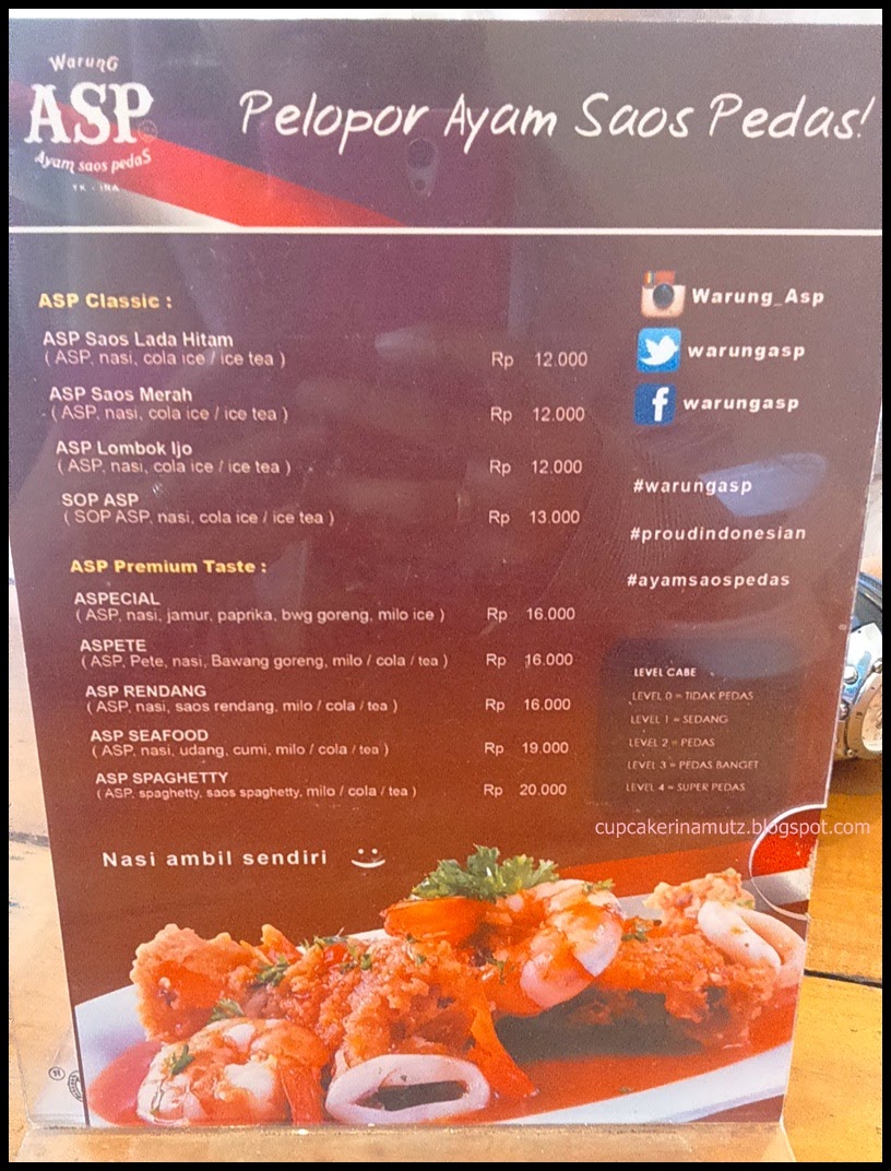 Rina Chabbymutz Kuliner Jogja Warung Asp Ayam Saos Pedas