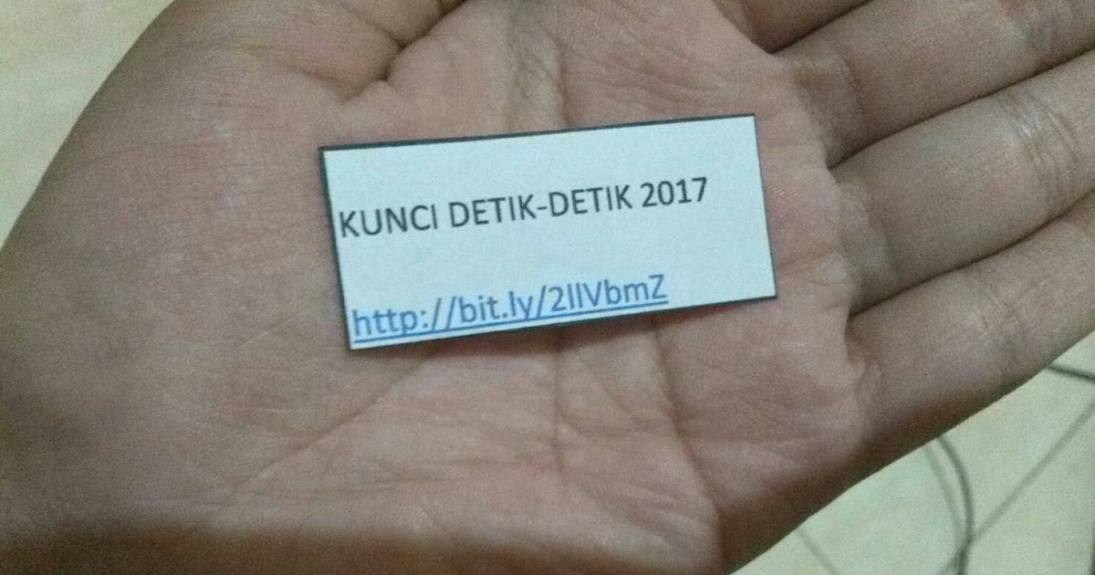 Berbagi Dan Belajar Kunci Dan Pembahasan Detik Detik Ujian Nasional Sma 2016 2017