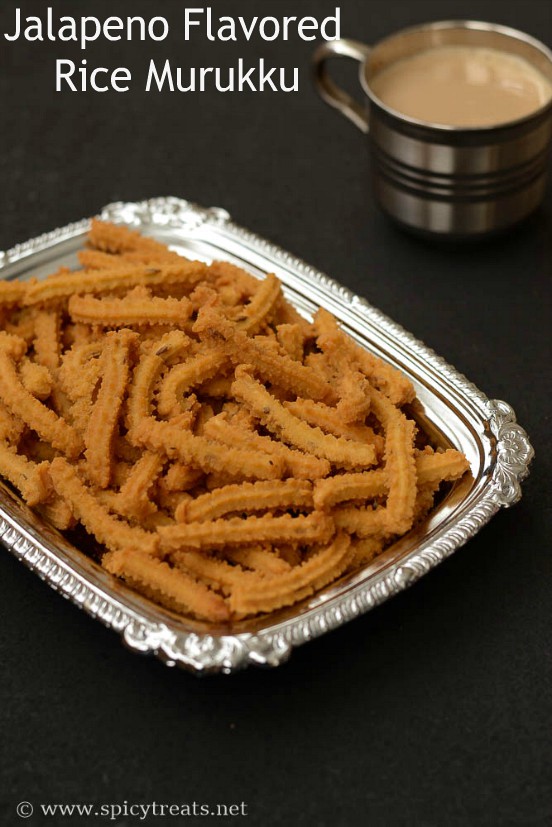 Spicy Treats Jalapeno Murukku Jalapeno Rice Murukku Recipe Spicy