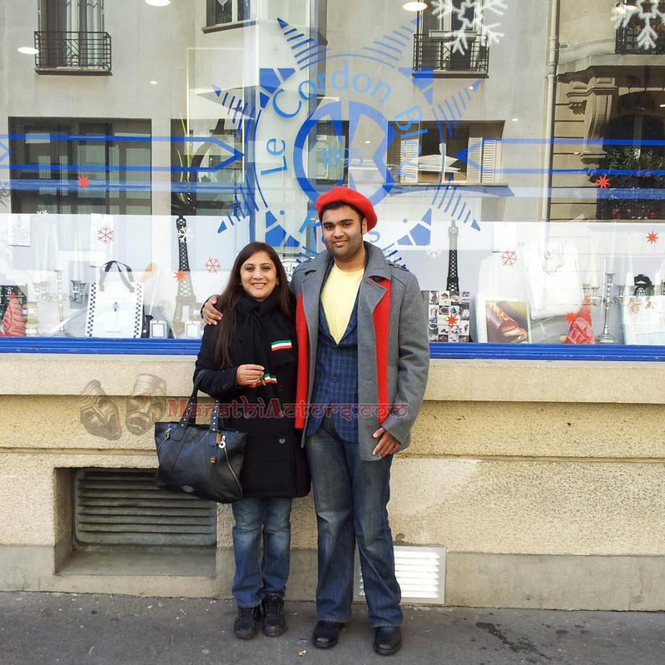 marathi actor and actress Aniket Saraf ashok and nivedita saraf son