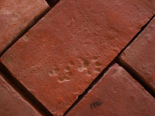 Die Alte Bäckerei in Westerhusen: Der neue Backsteinboden aus alten Steinen