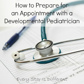 How to prepare for an appointment with a developmental pediatrician