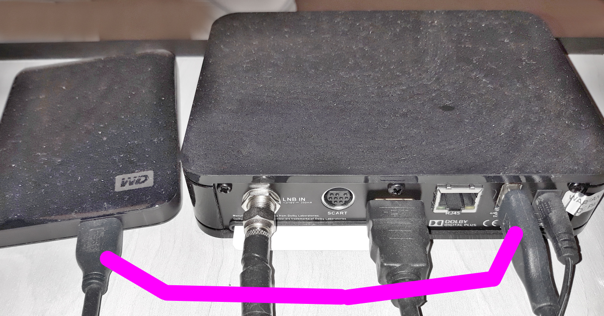 Technika, dom, záhrada, zdravie Nahrávanie TV programu na externý HDD