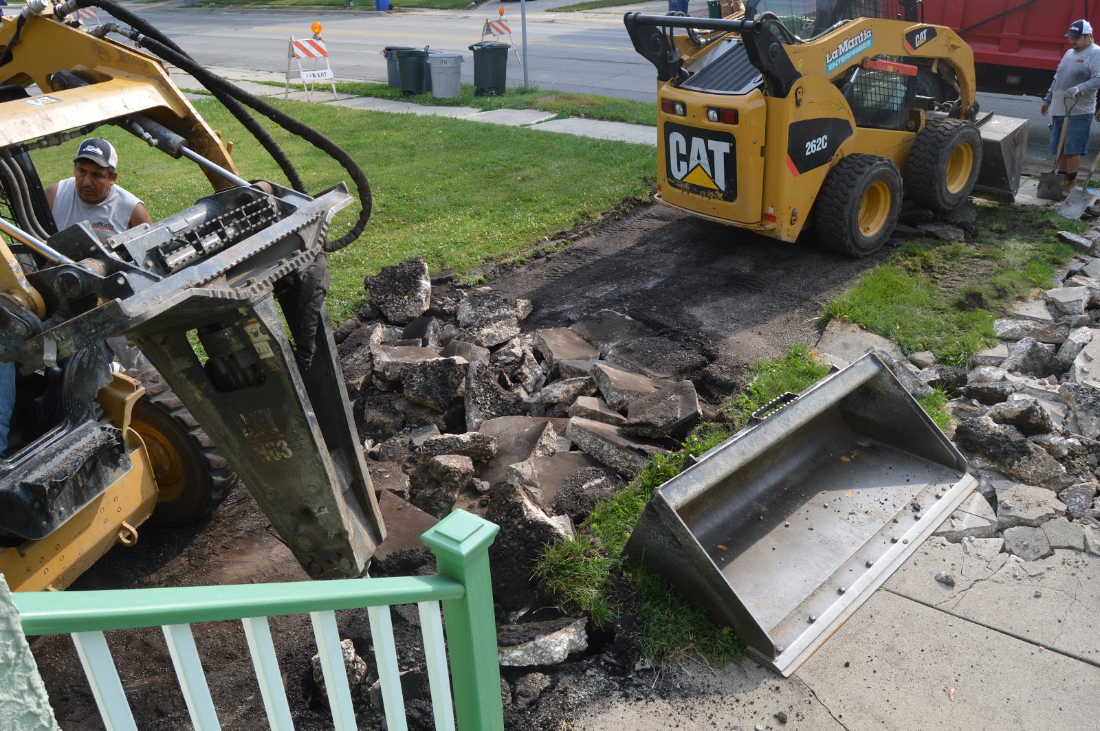 Industrial History Demolition with wrecking balls