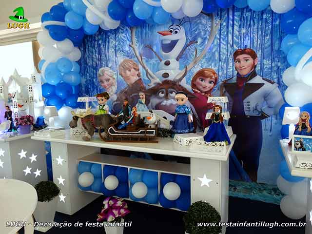 Tema infantil Frozen - aniversário de meninas