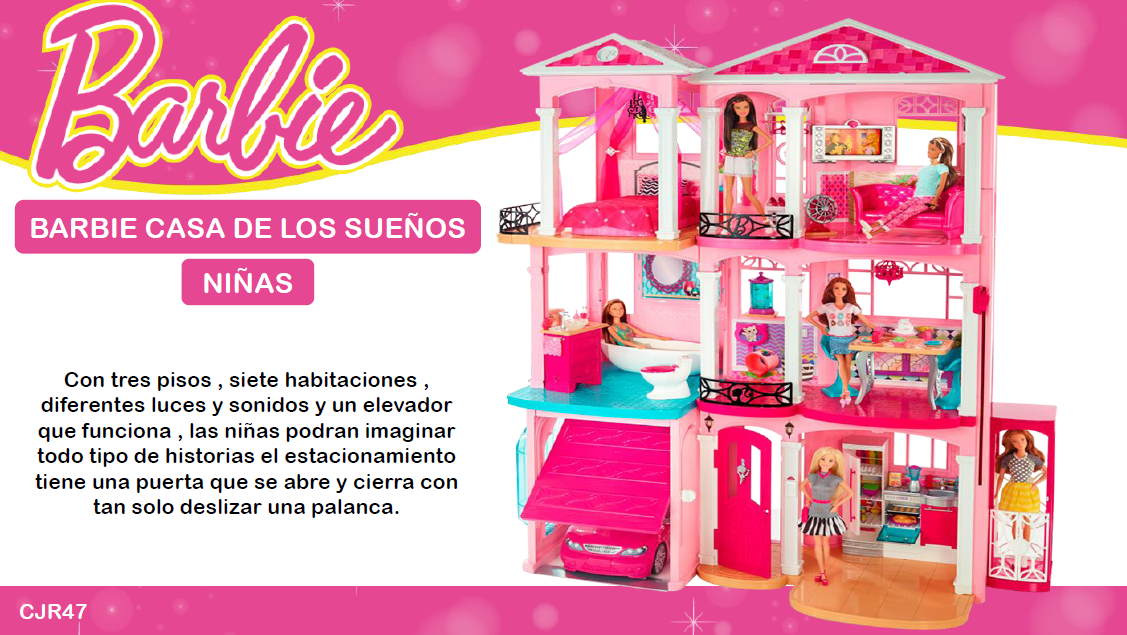 casa de los sueños de barbie mattel
