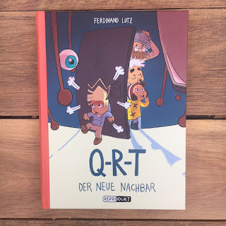 Q-R-T von Ferdinand Lutz, Kindercomic, Reprodukt, Rezension von Kinderbuchblog Familienbücherei