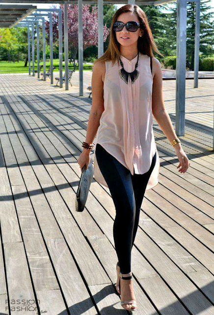 Outfits con calzas de moda Outfits con calzas de moda