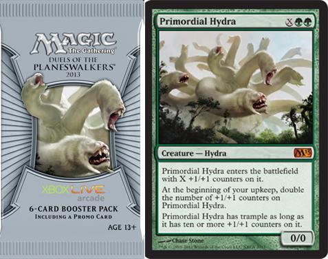 Magic The Gathering Duels of the Planeswalkers Primordial Hydra Promo Booster 