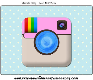 Fiesta de Instagram: Etiquetas para Candy Bar para Imprimir Gratis. Etiquetas de Fiesta de Instagram para imprimir gratis.