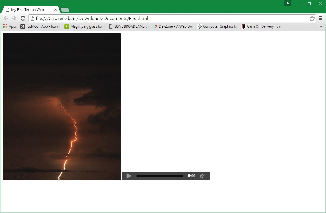 Html Image Audio Tags How to Add Images and Audio in Html