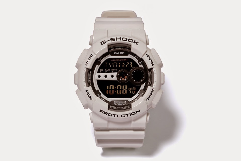 bape g shock watch